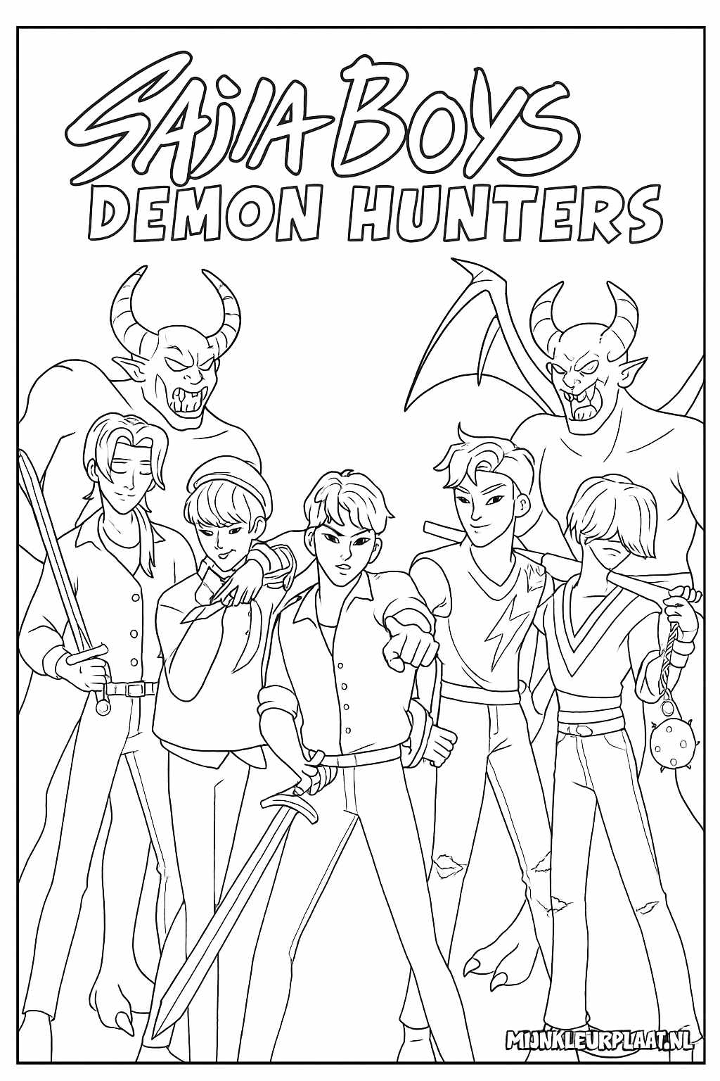 Childrens coloring page
