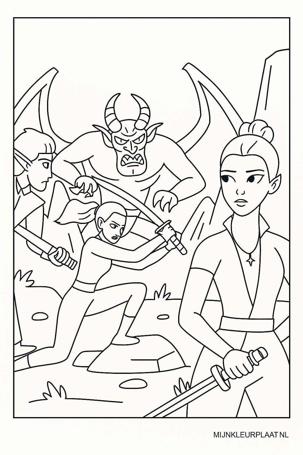 Childrens coloring page