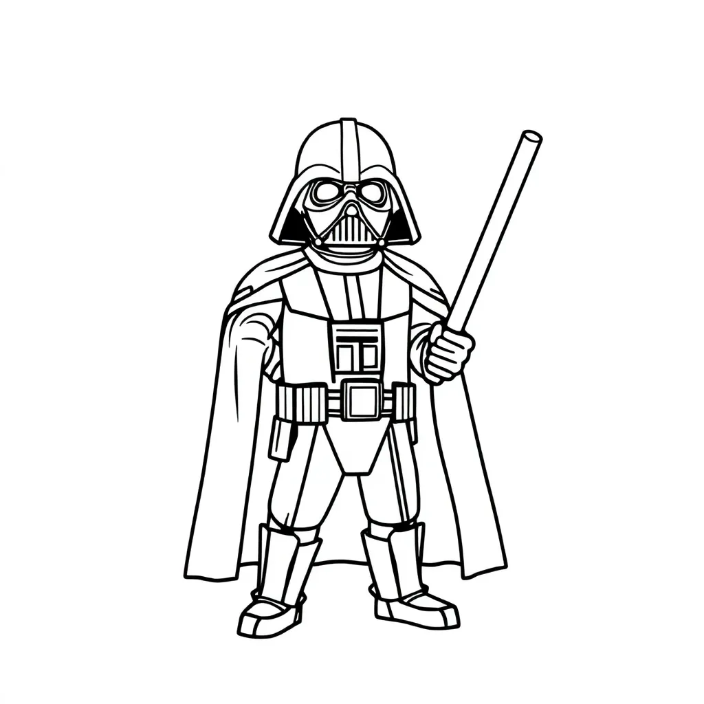 Star Wars Ruimteschip Jedi Avontuur Sciencefiction coloring page for children