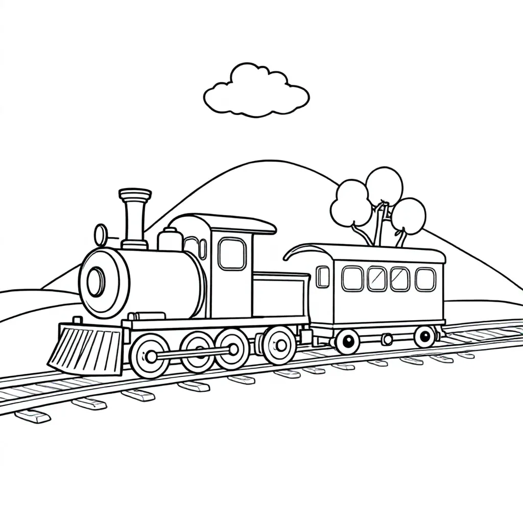 Simpelveld Millions Line Coloring Page for Kids