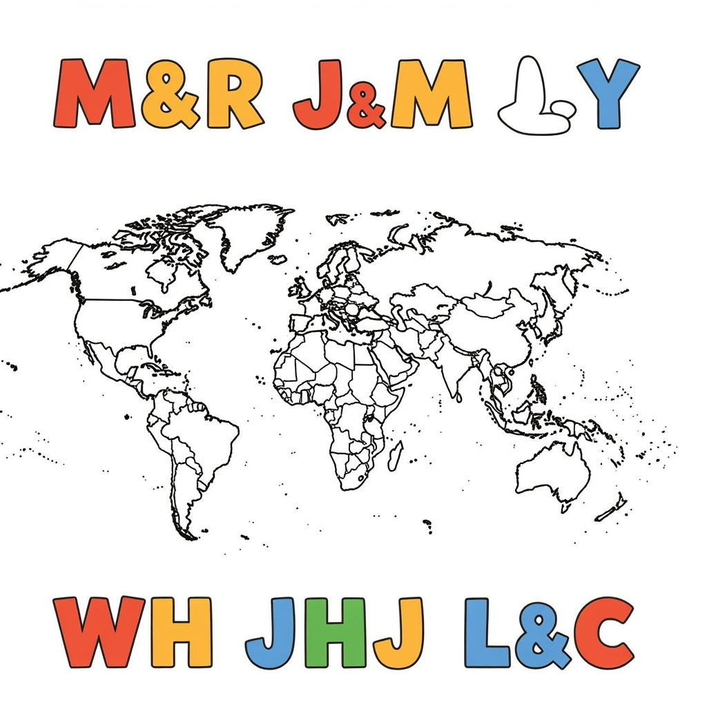 World Map Coloring Book for Kids