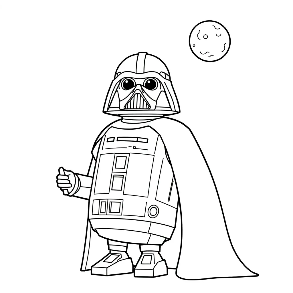 Star Wars Ruimteschepen Jedi Avontuur Sci Fi coloring page for children