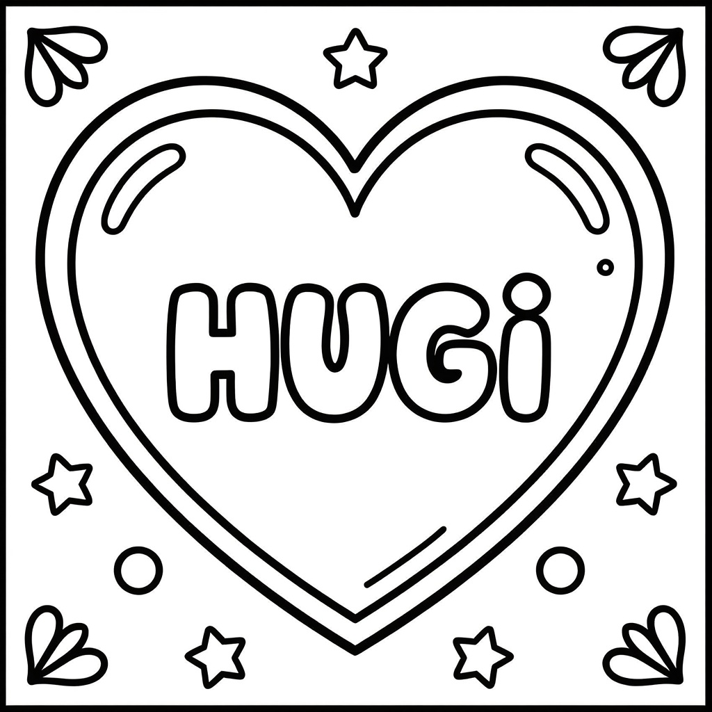 hart coloring page for children