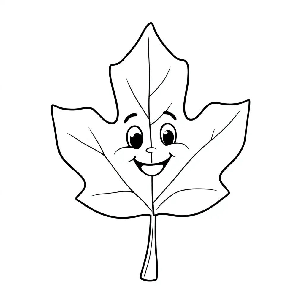 herfst coloring page for children