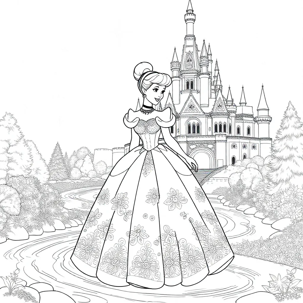 disney coloring page for children