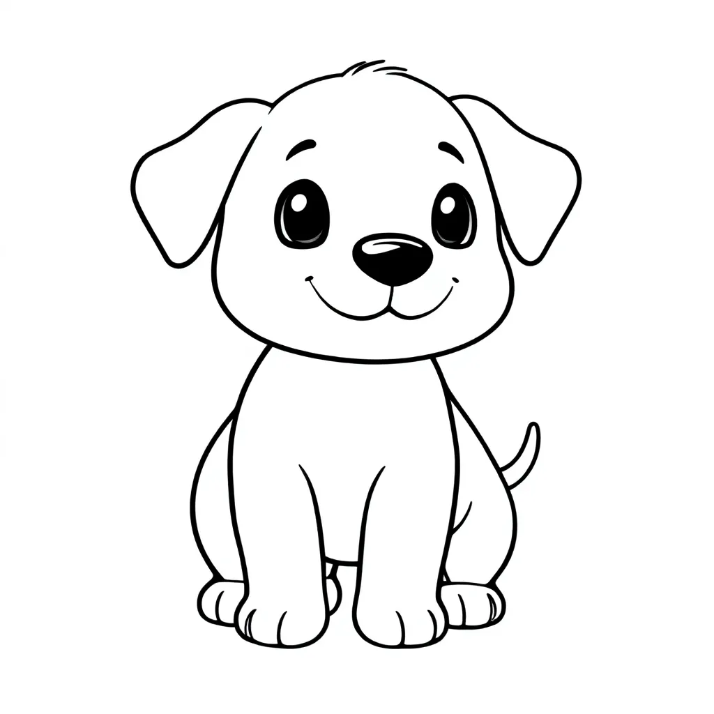 schattig coloring page for children