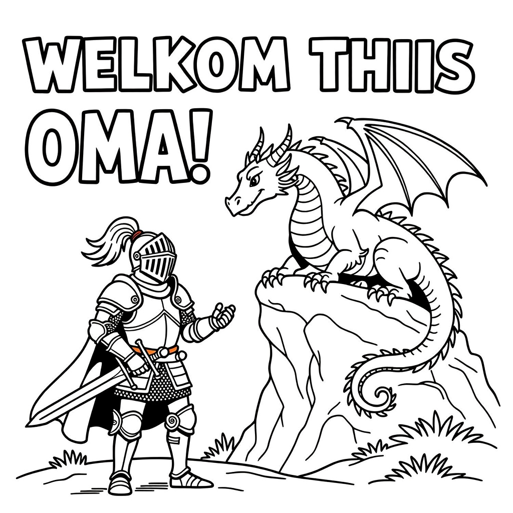 ridders coloring page for children