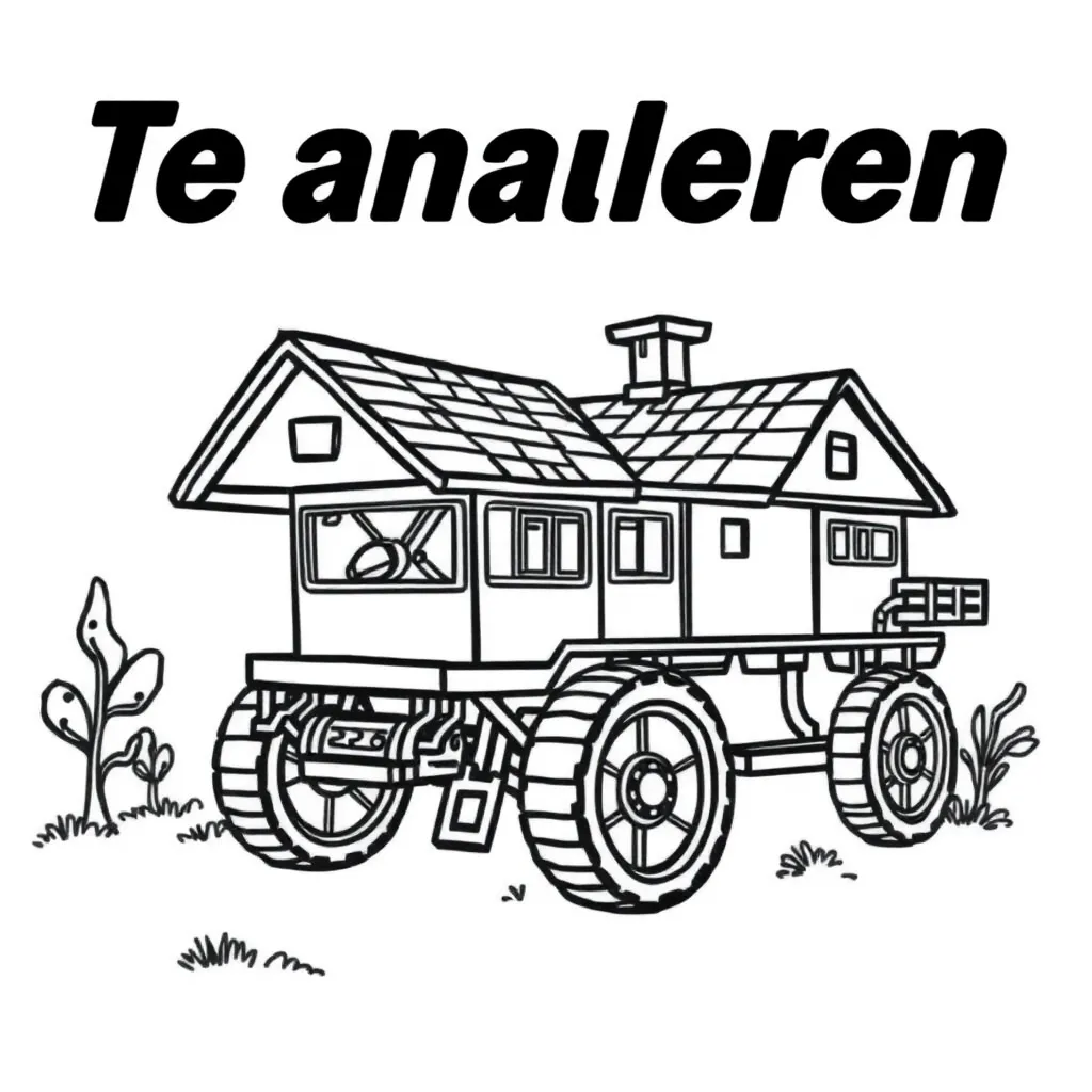 Te analyseren coloring page for children