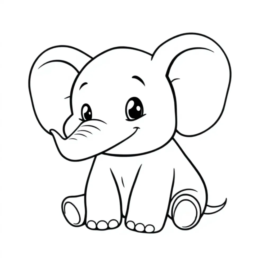 babysacha coloring page for children