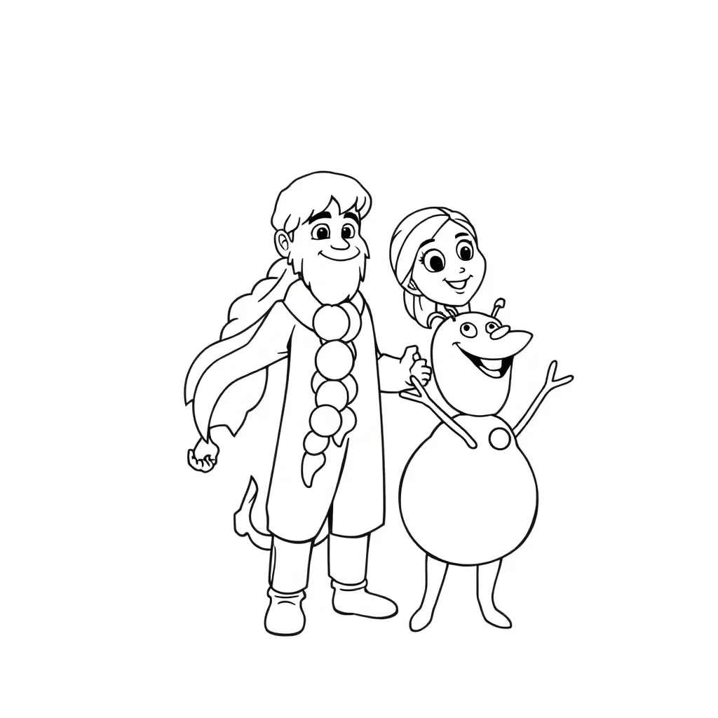 Frozen Prinses Avontuur Disney Magisch coloring page for children