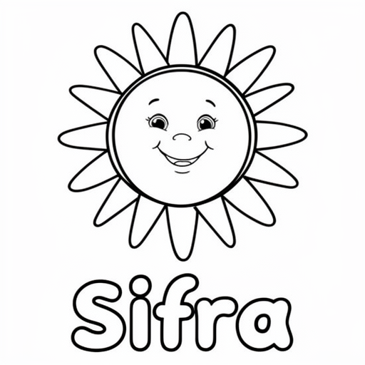 Zomer kleurplaat voor kinderen