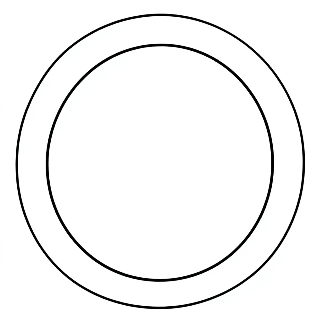 een spiegel kleurplaat voor kinderen