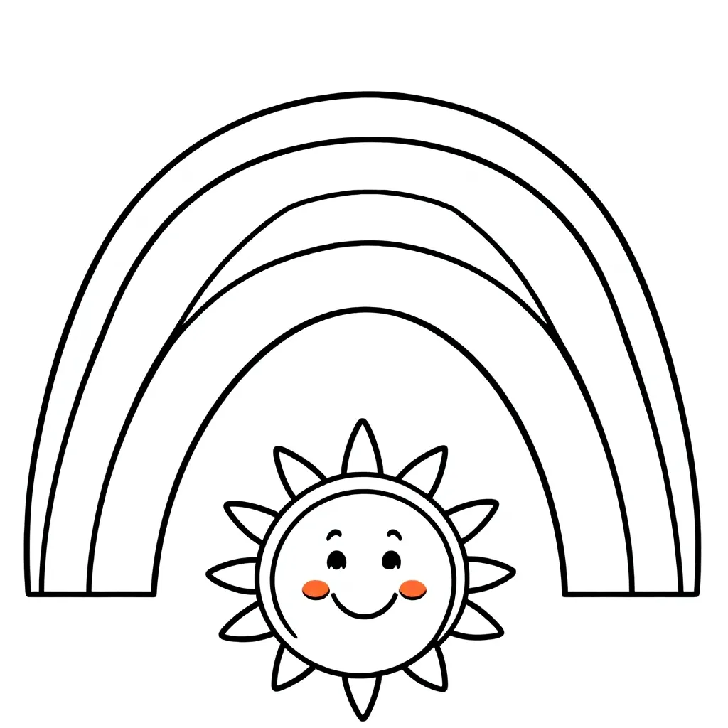 Colour by number kleurplaat voor kinderen