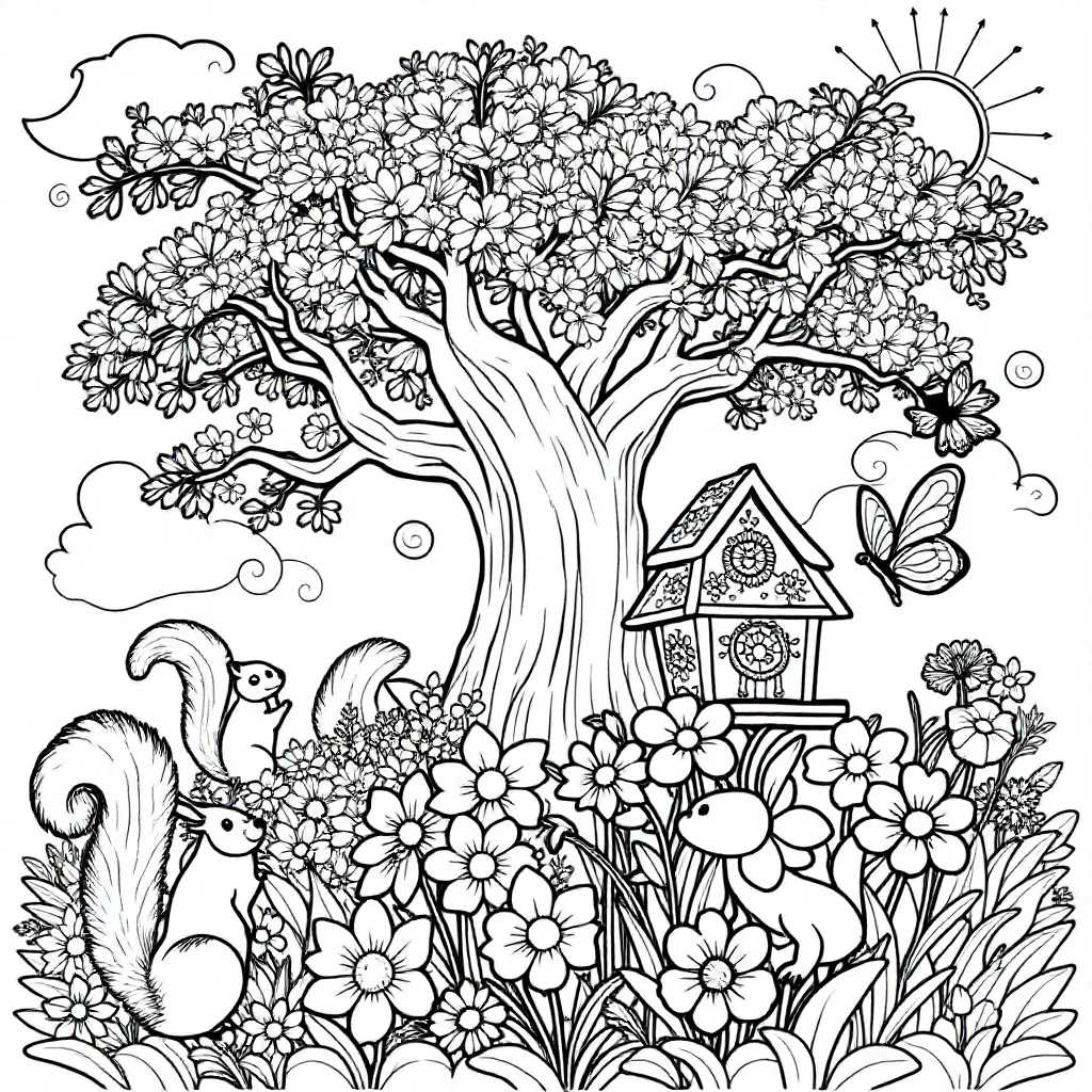 1 kleurplaat voor kinderen