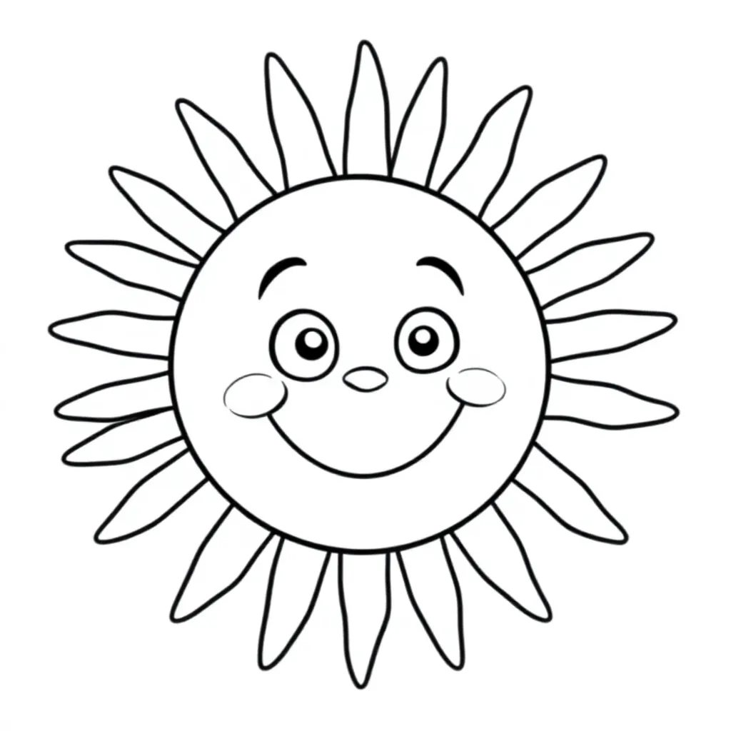 1 kleurplaat voor kinderen