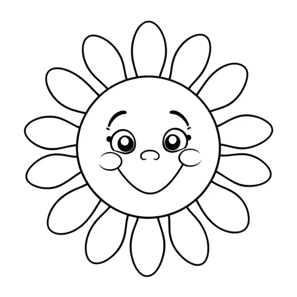 1 kleurplaat voor kinderen