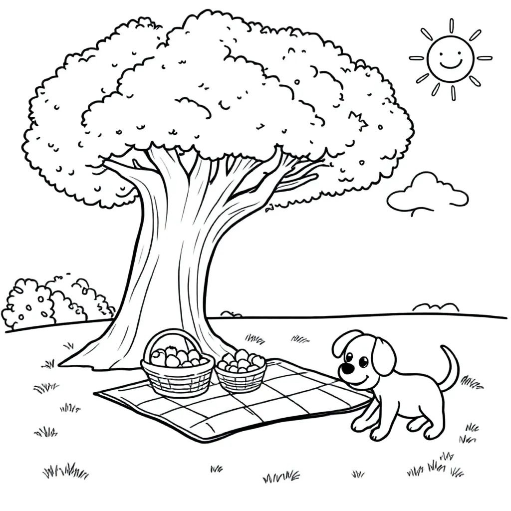 1 kleurplaat voor kinderen