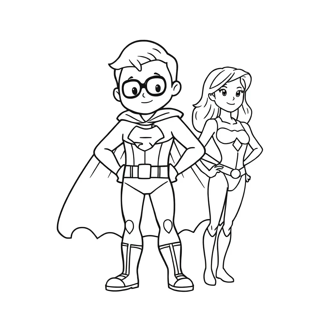 Superhelden Marvel Avengers Actie Creatief coloring page for children