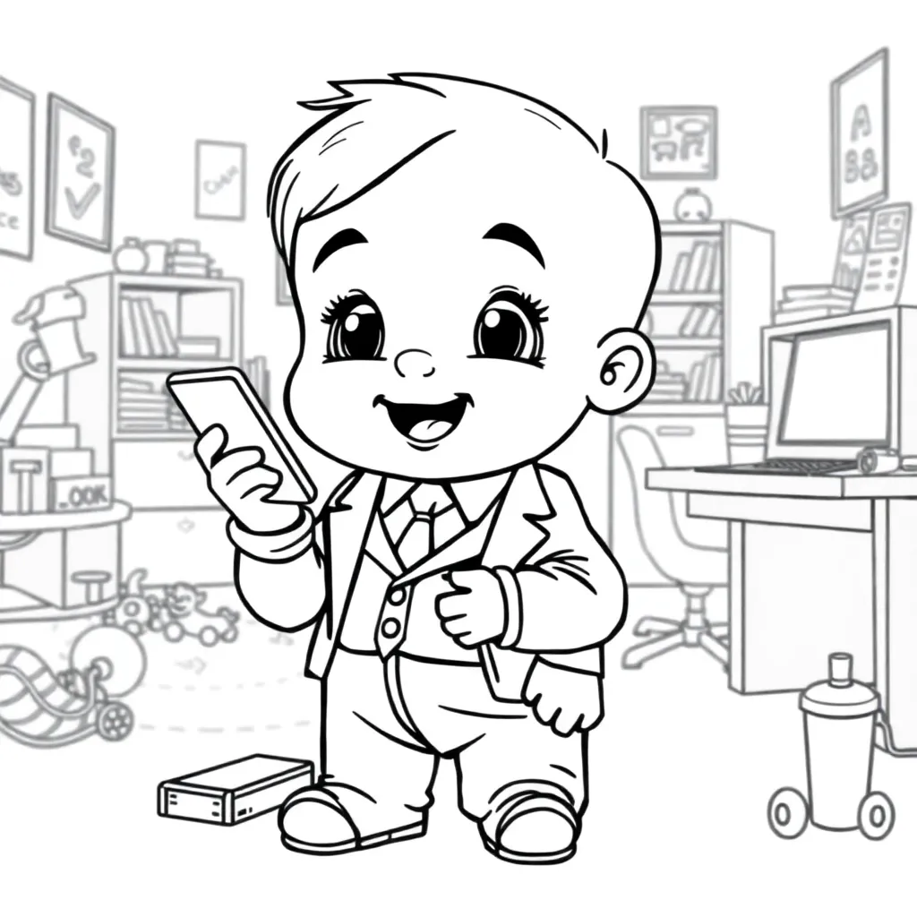 Feuille de coloriage pour enfants