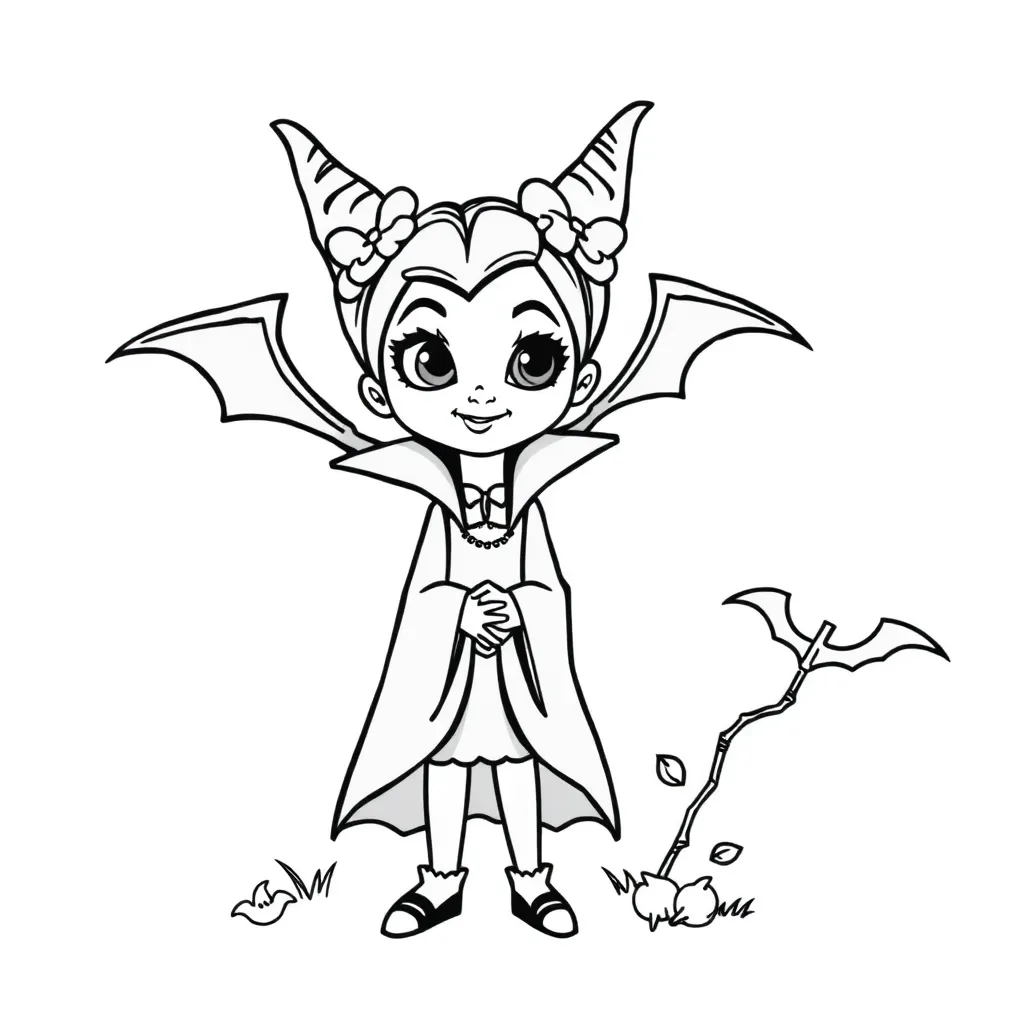 Free Vampirina Disney Coloring Pages - Cute Spooky Coloring Sheets