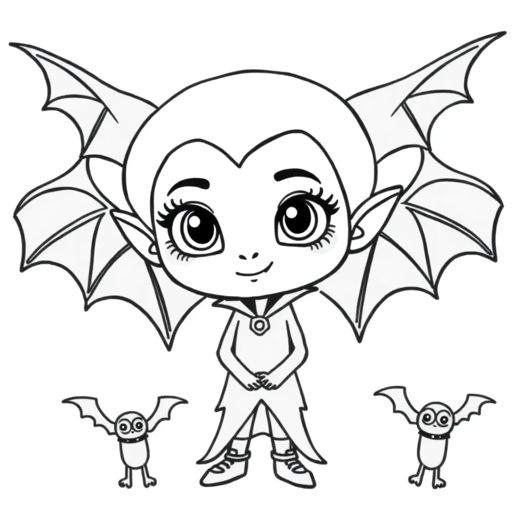 Free Vampirina Spooky Disney Animation Children's Book Coloring Pages
