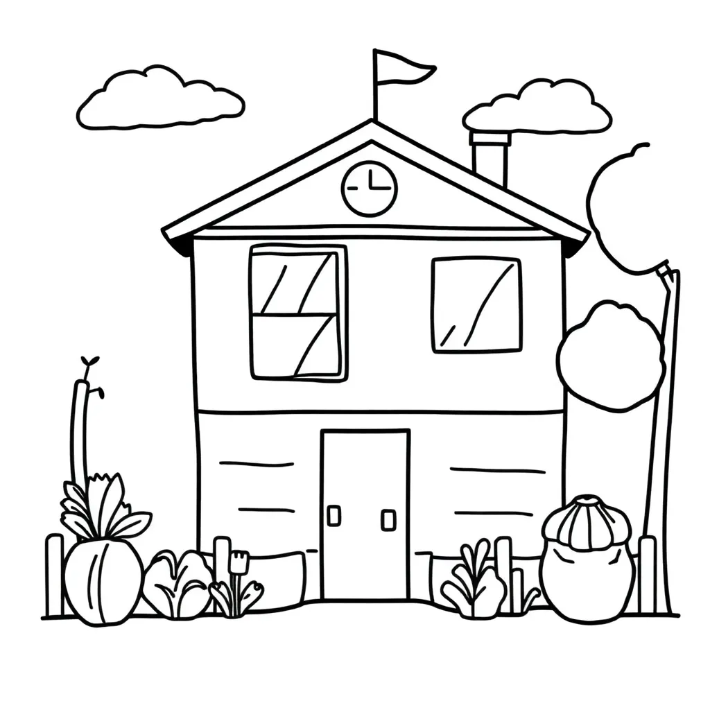 Childrens coloring page