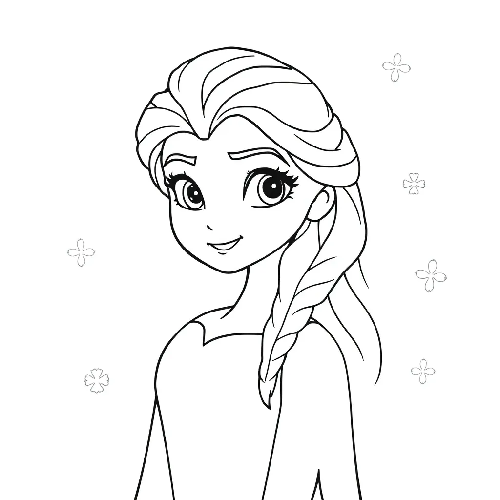 Free Frozen Disney Princess Adventure Coloring Page
