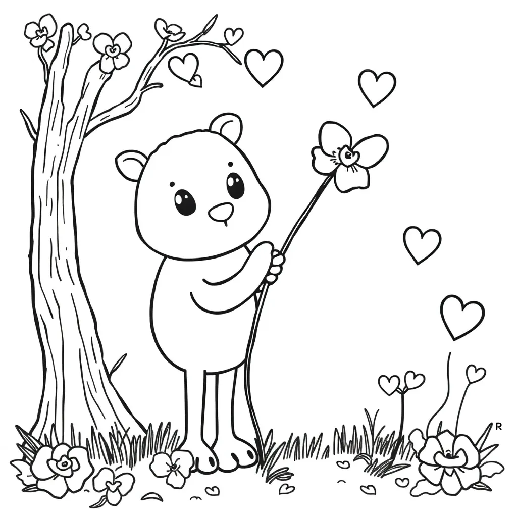 Childrens coloring page