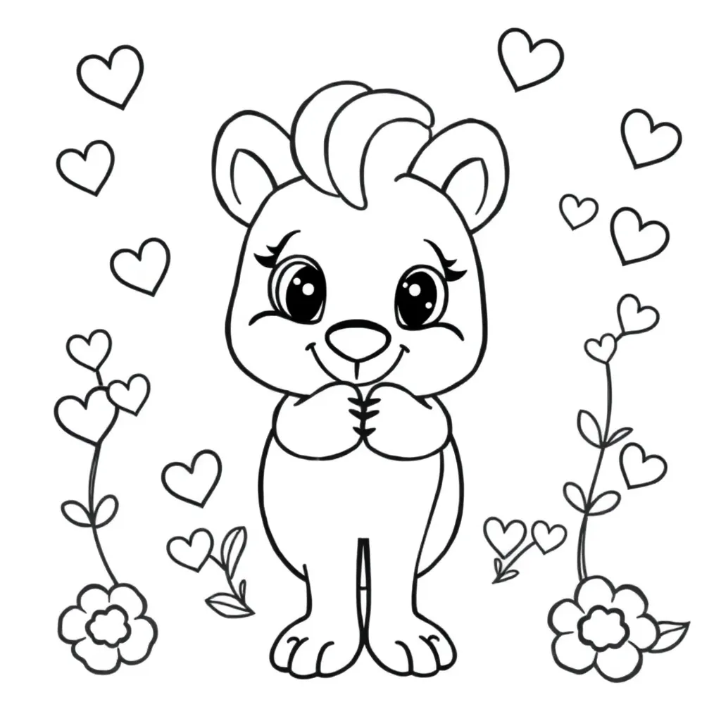 Childrens coloring page