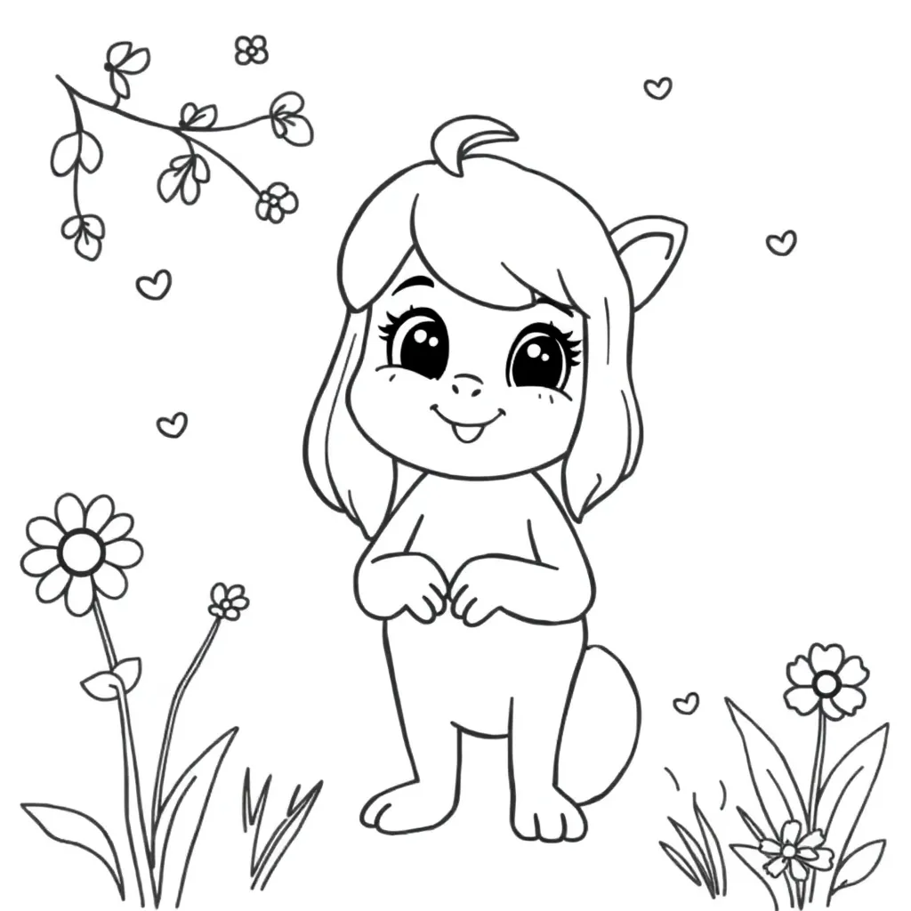Childrens coloring page