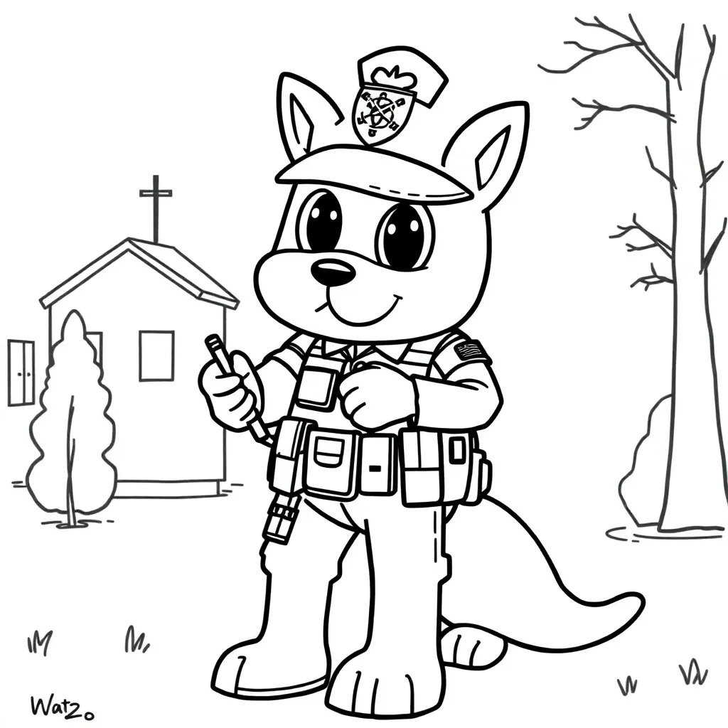 Childrens coloring page