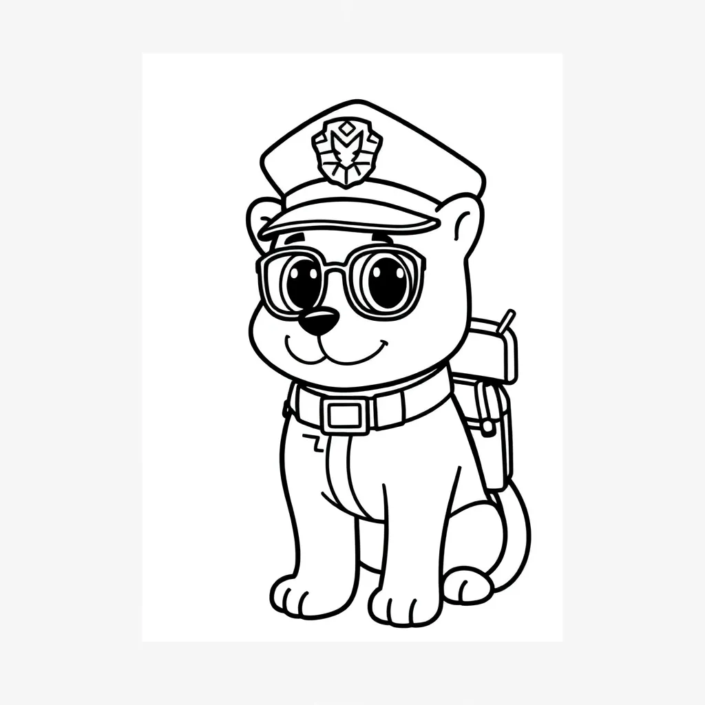 Childrens coloring page
