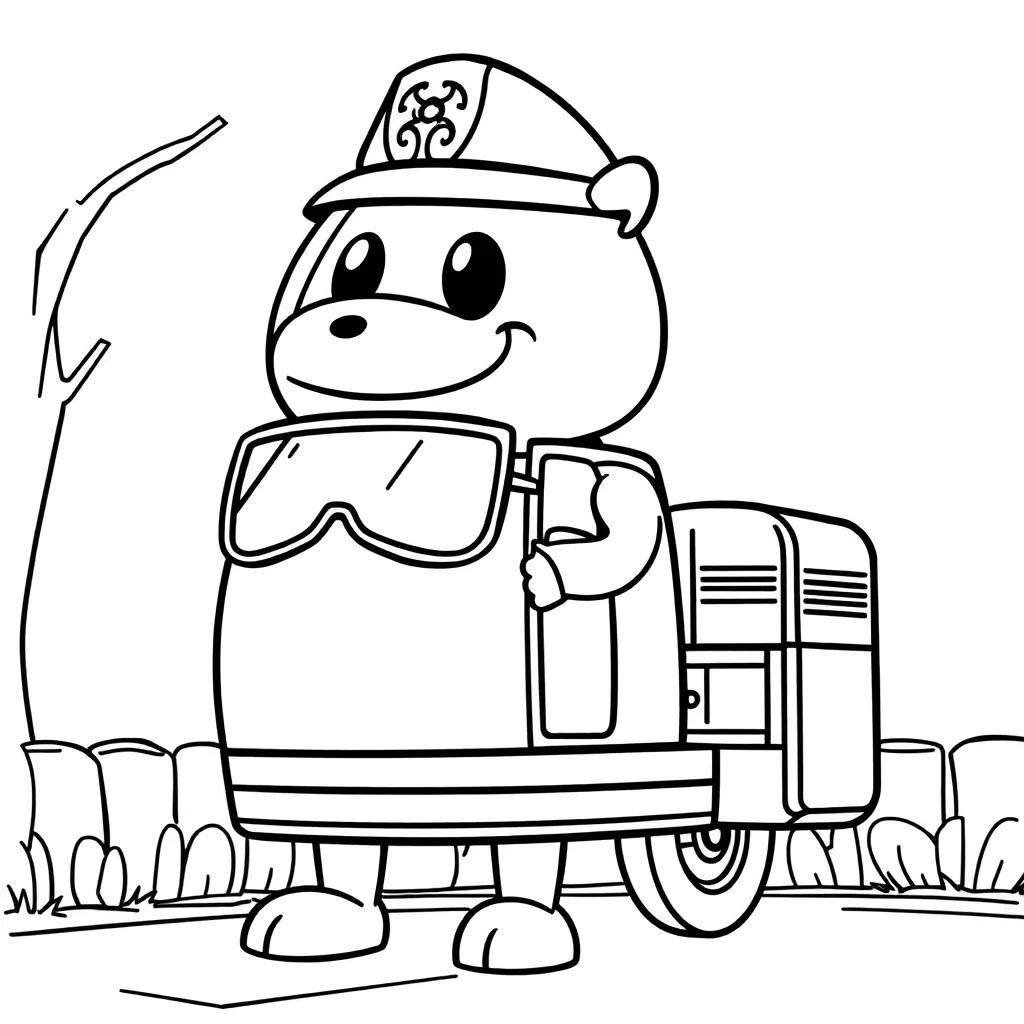 Childrens coloring page