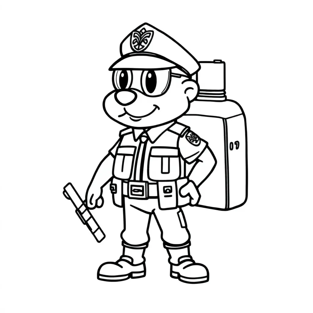 Childrens coloring page