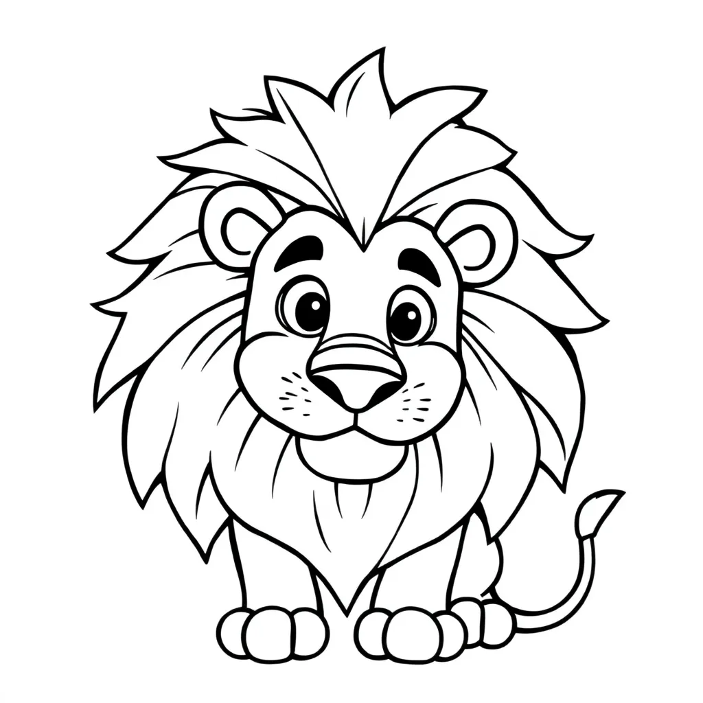 Free Lion King Savannah Wild Animal Coloring Page Disney Coloring Page for