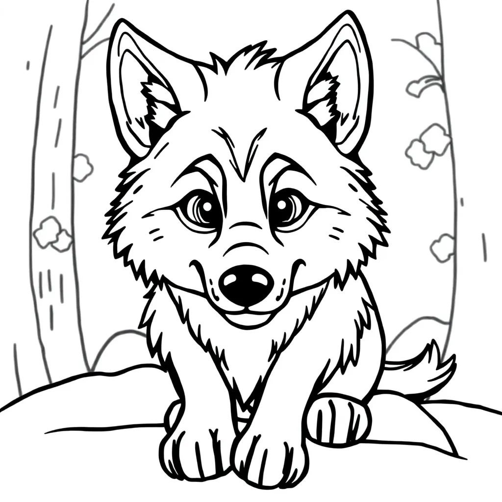 Childrens coloring page