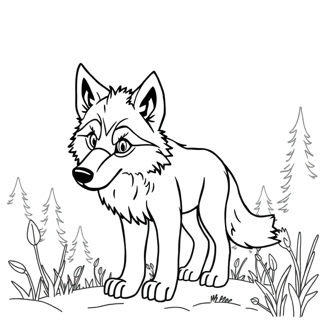 Childrens coloring page