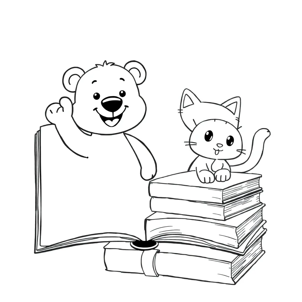 Children's books, coloring books for kids