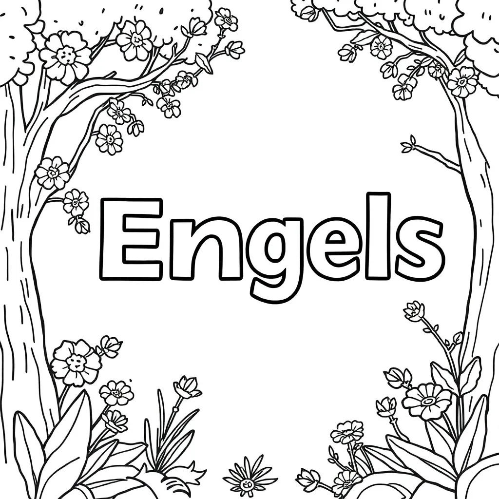 Childrens coloring page