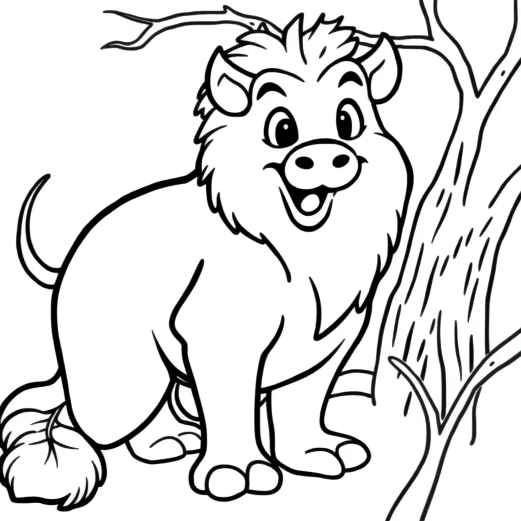 Childrens coloring page