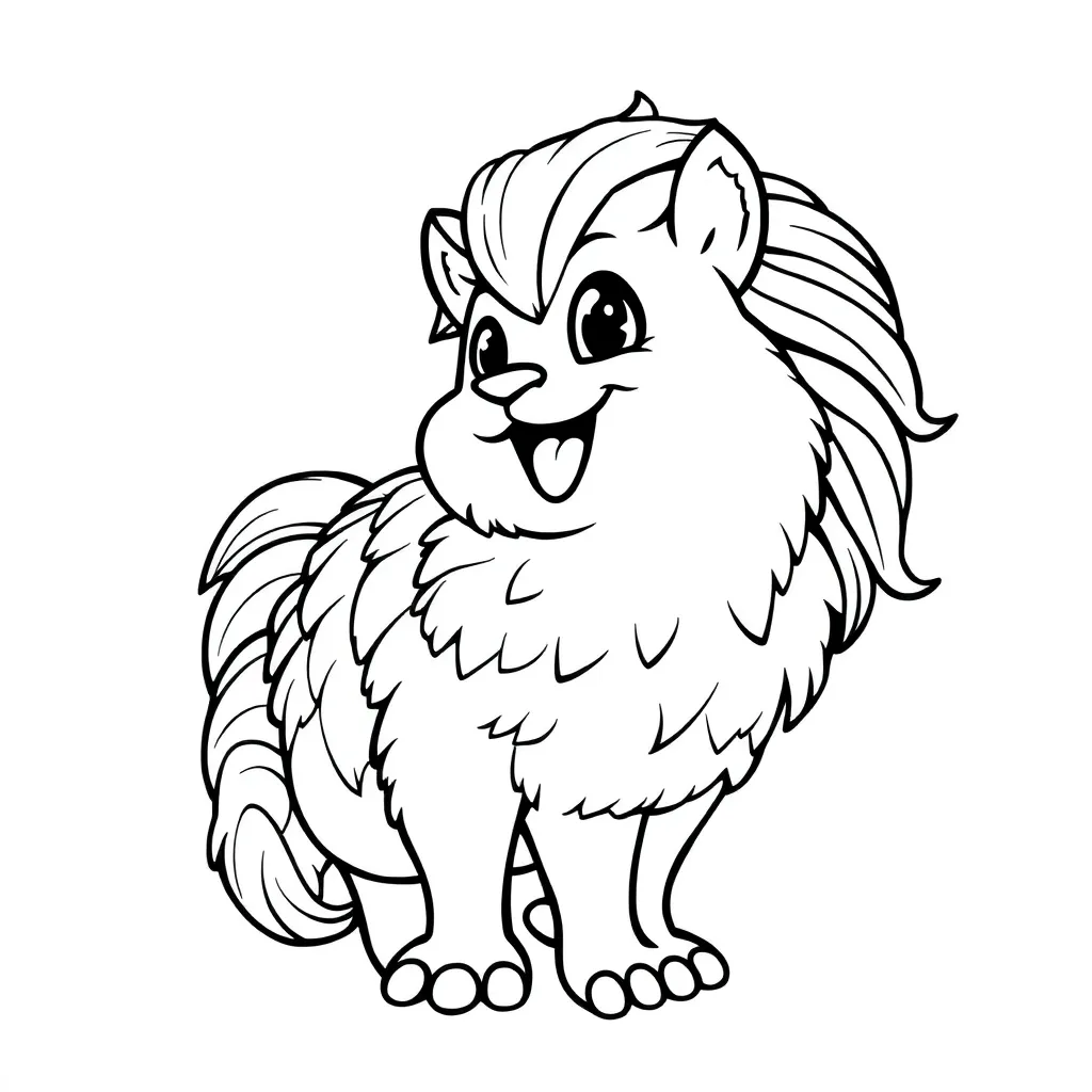 Free Ice Cream Coloring Page - Summer Coolness Treat Cartoon Coloring Page