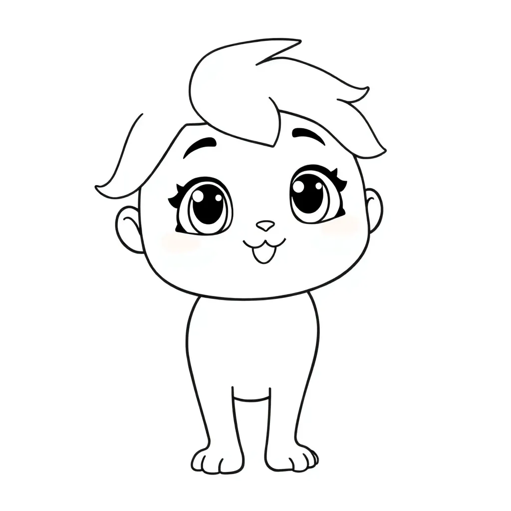 Ijsje Zomer Verkoeling Lekkernij Vrolijk coloring page for children