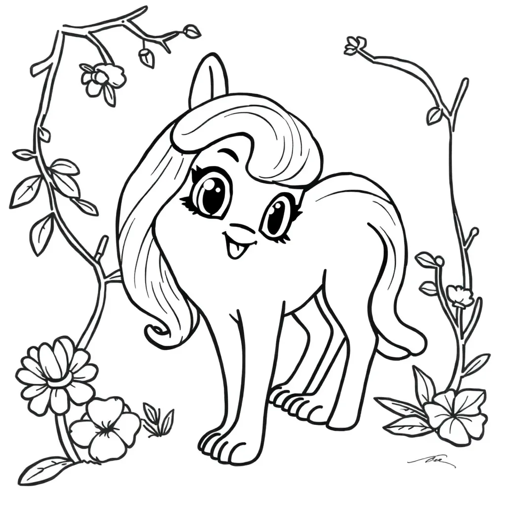 Childrens coloring page