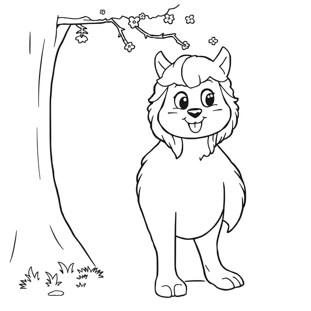 Childrens coloring page