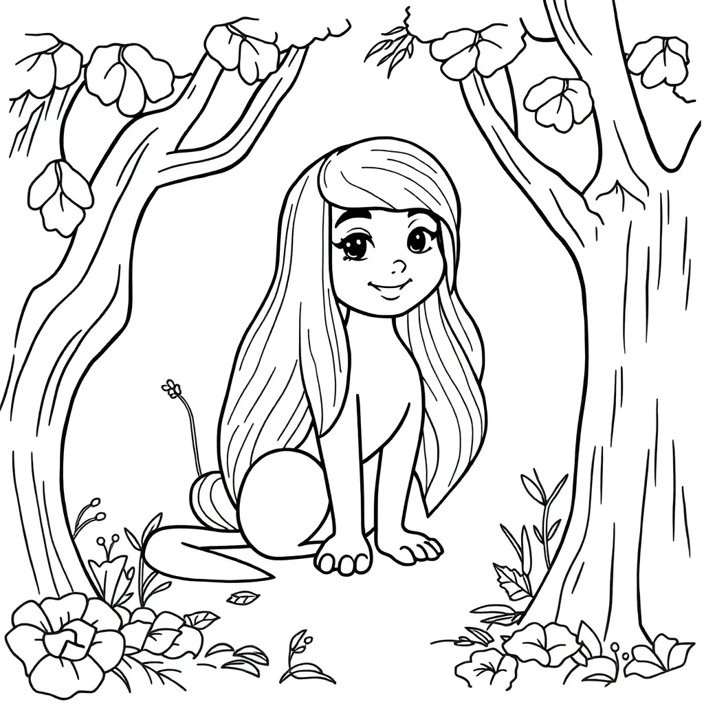 Childrens coloring page