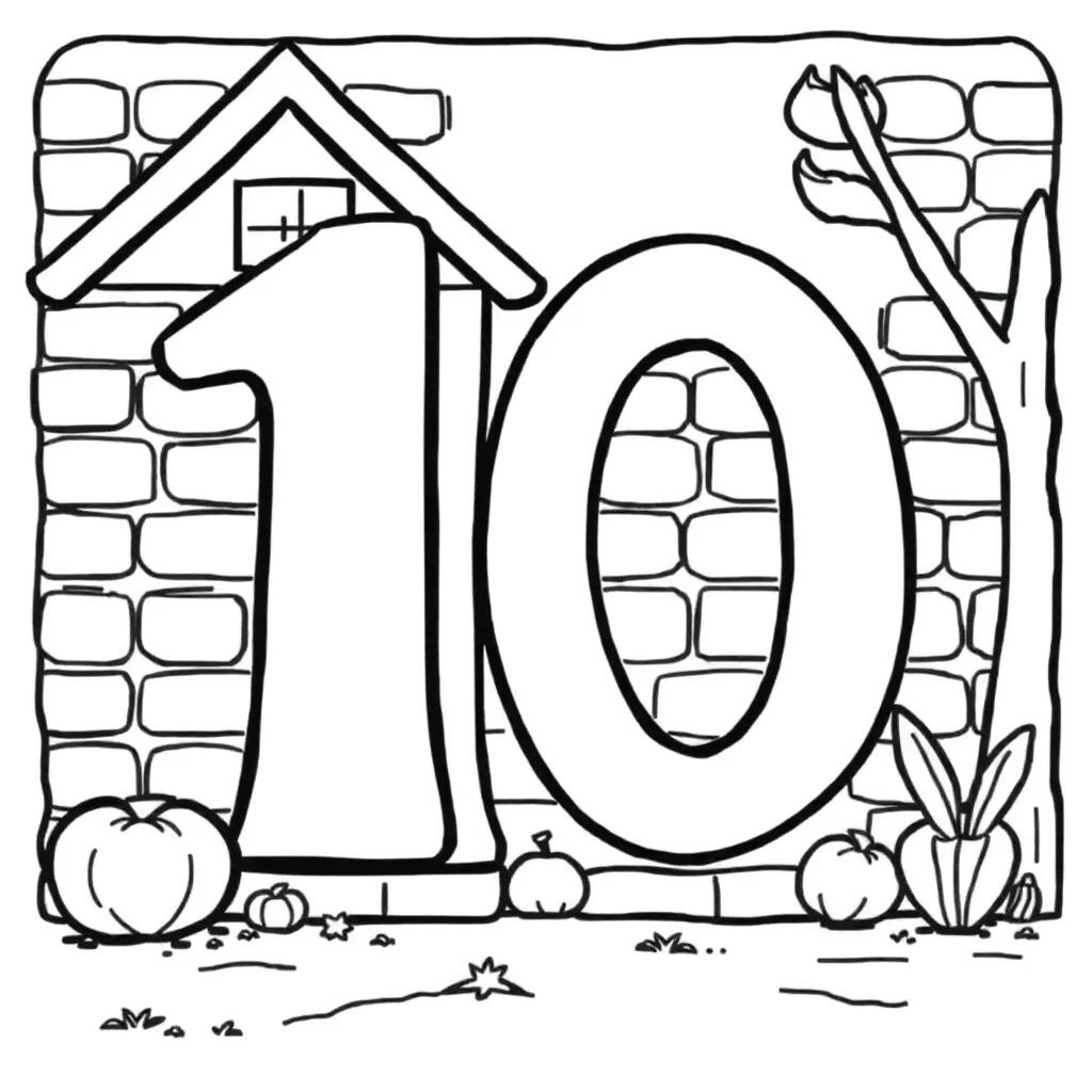 Childrens coloring page
