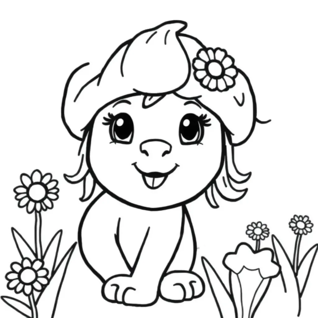 Childrens coloring page