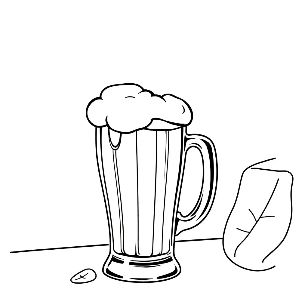 Free Wild Nature Forest Bear Cartoon Coloring Page for Kids