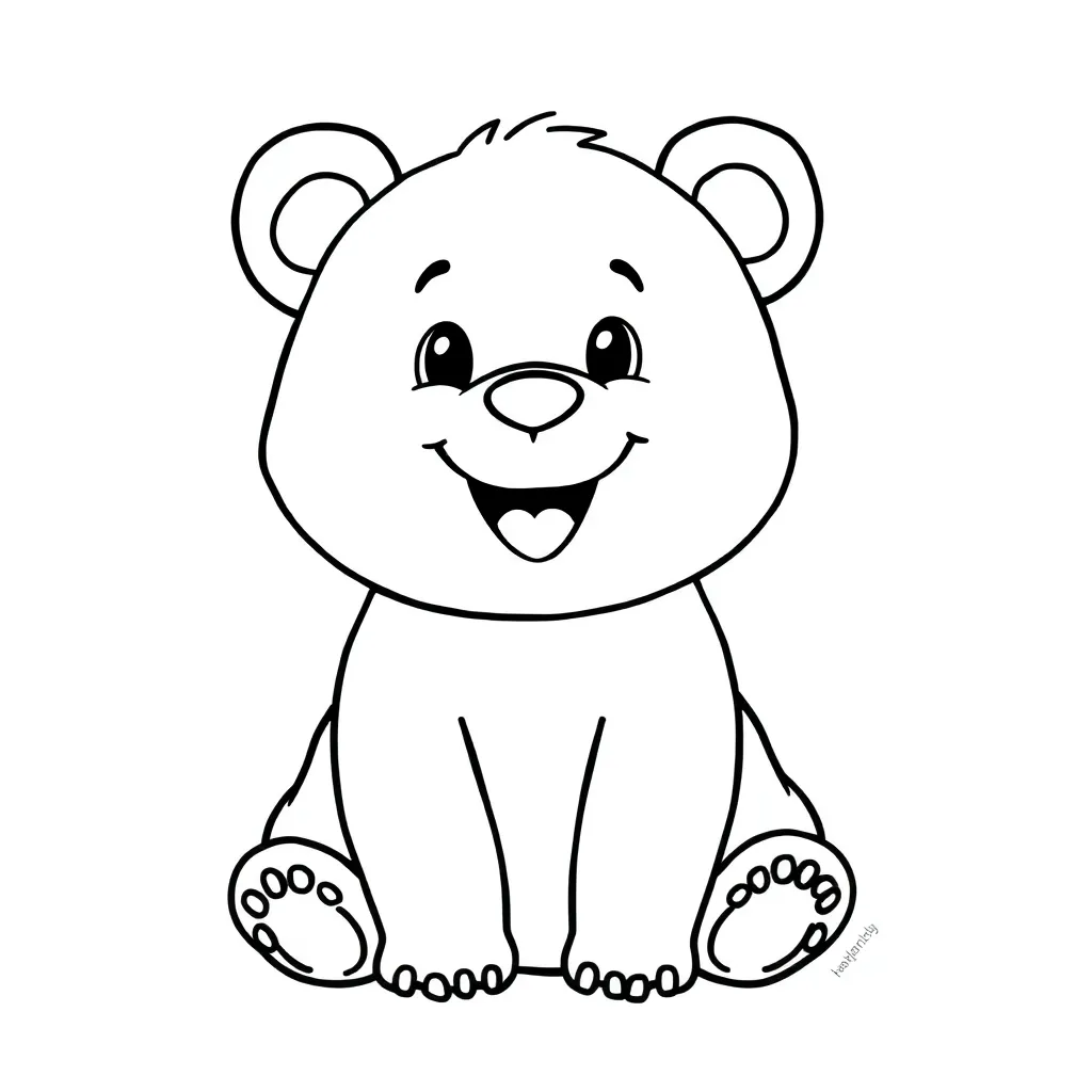 Childrens coloring page