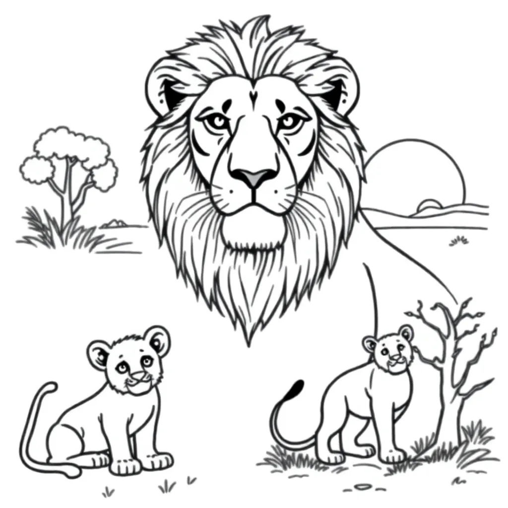 Childrens coloring page